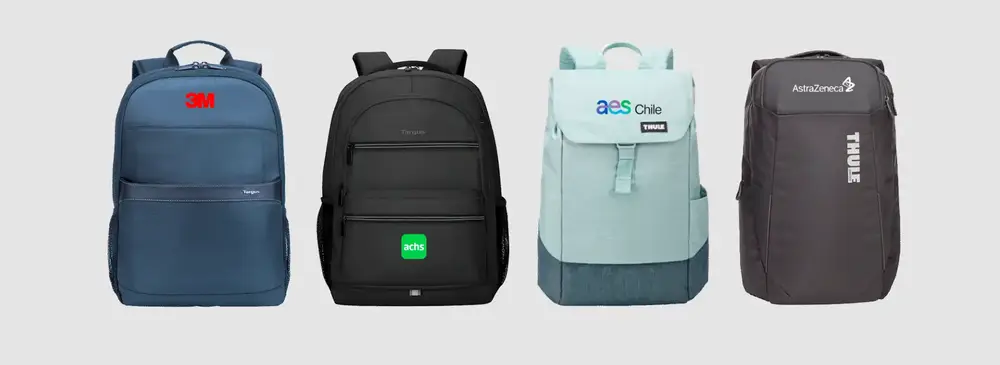mochilas con logos de empresas